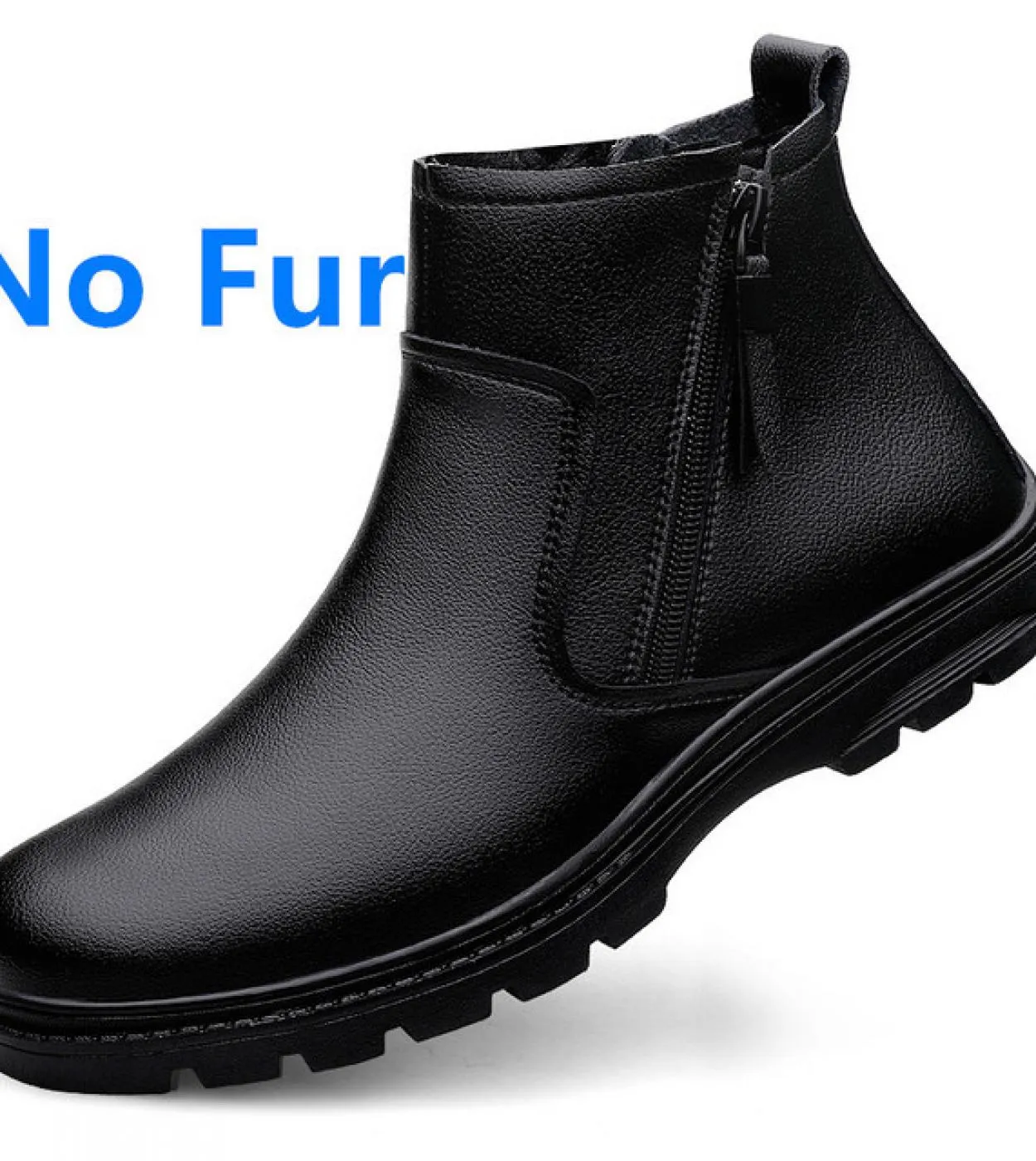 Nuovi stivali invernali da uomo in vera pelle Stivali vintage da uomo casual Scarpe da neve da uomo comode Stivali da moto caldi