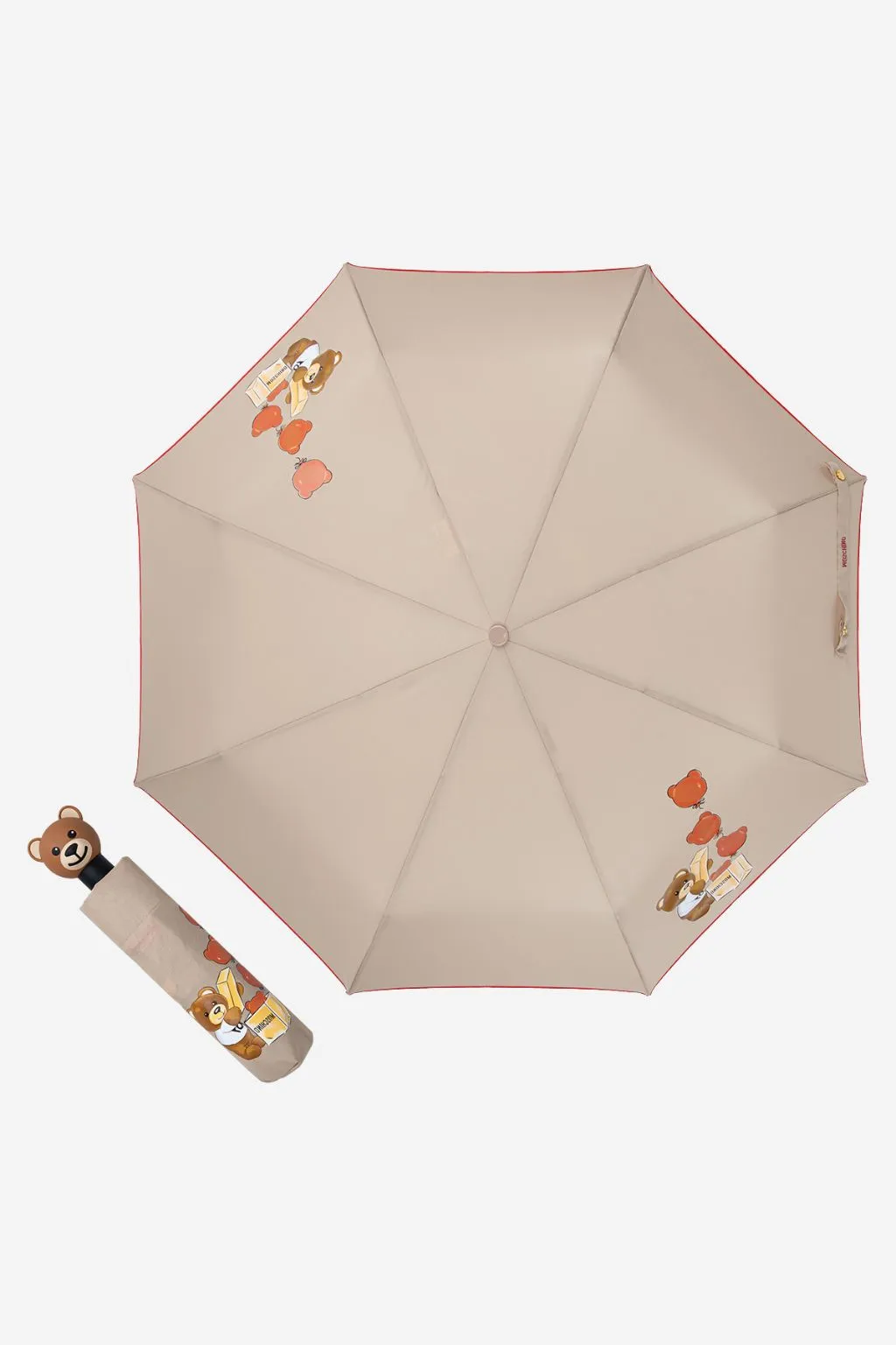 OMBRELLO OPENCLOSE BEIGE MOSCHINO