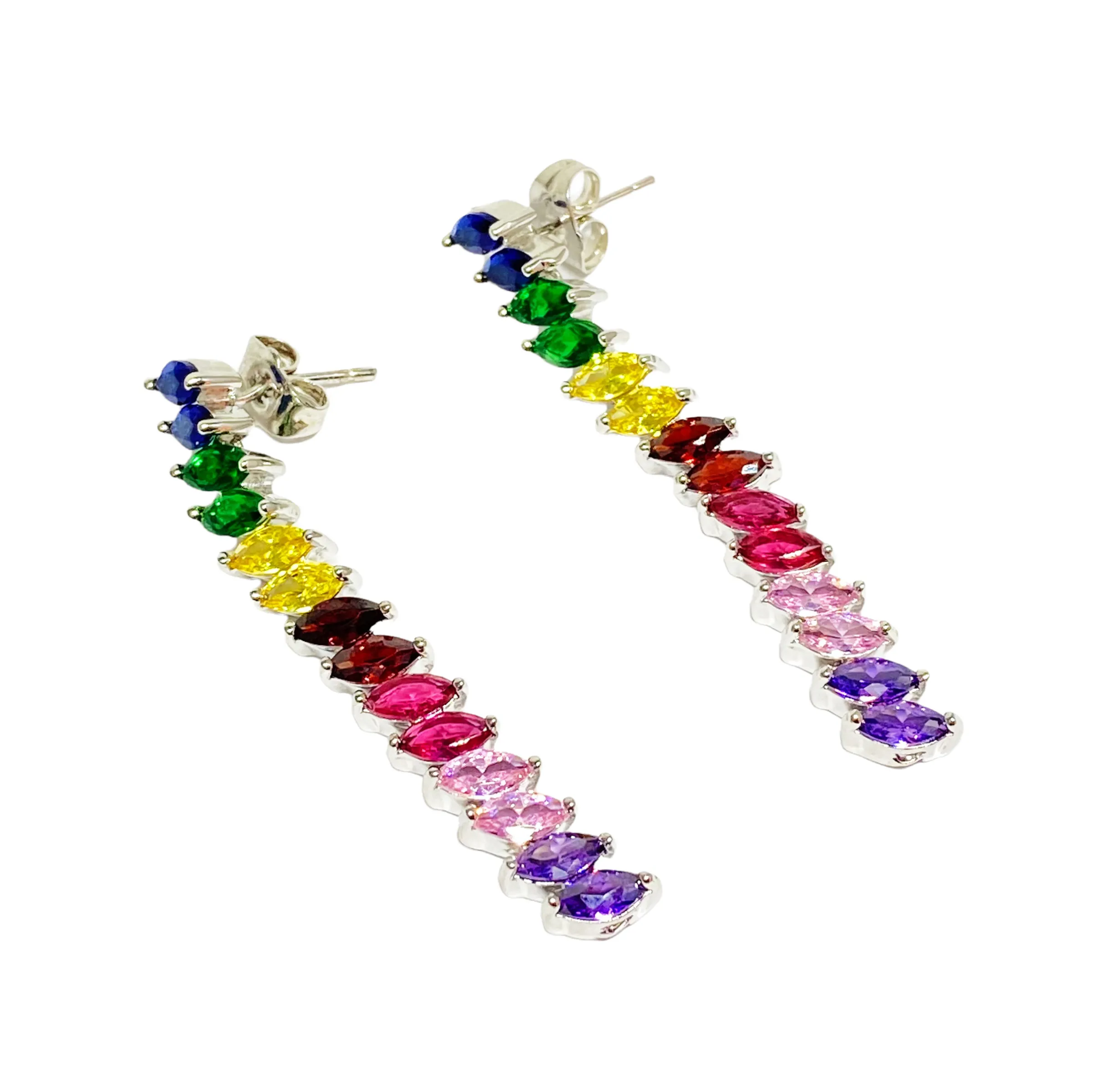 ORECCHINI MULTICOLORS TENNIS
