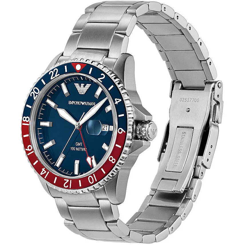 orologio multifunzione uomo Emporio Armani World Explorer