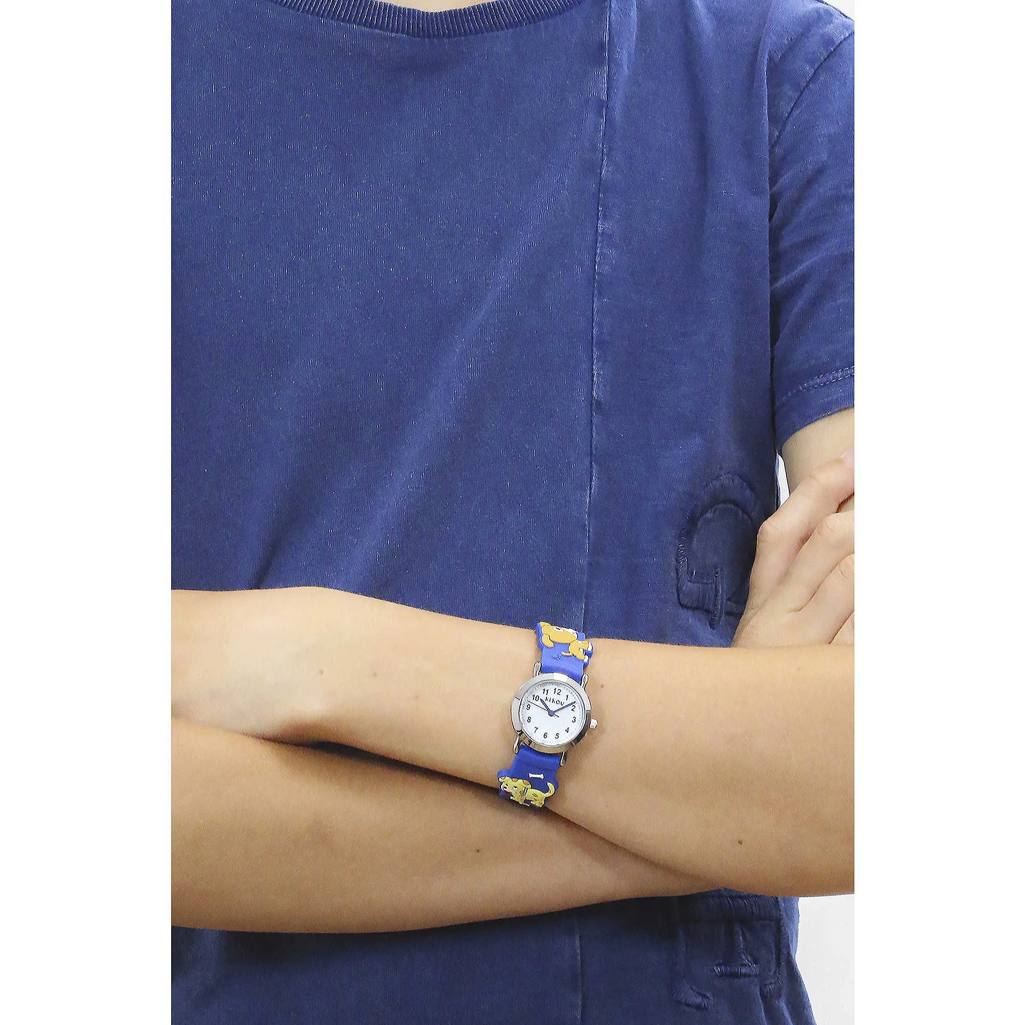 orologio solo tempo bambino Kikou Blu