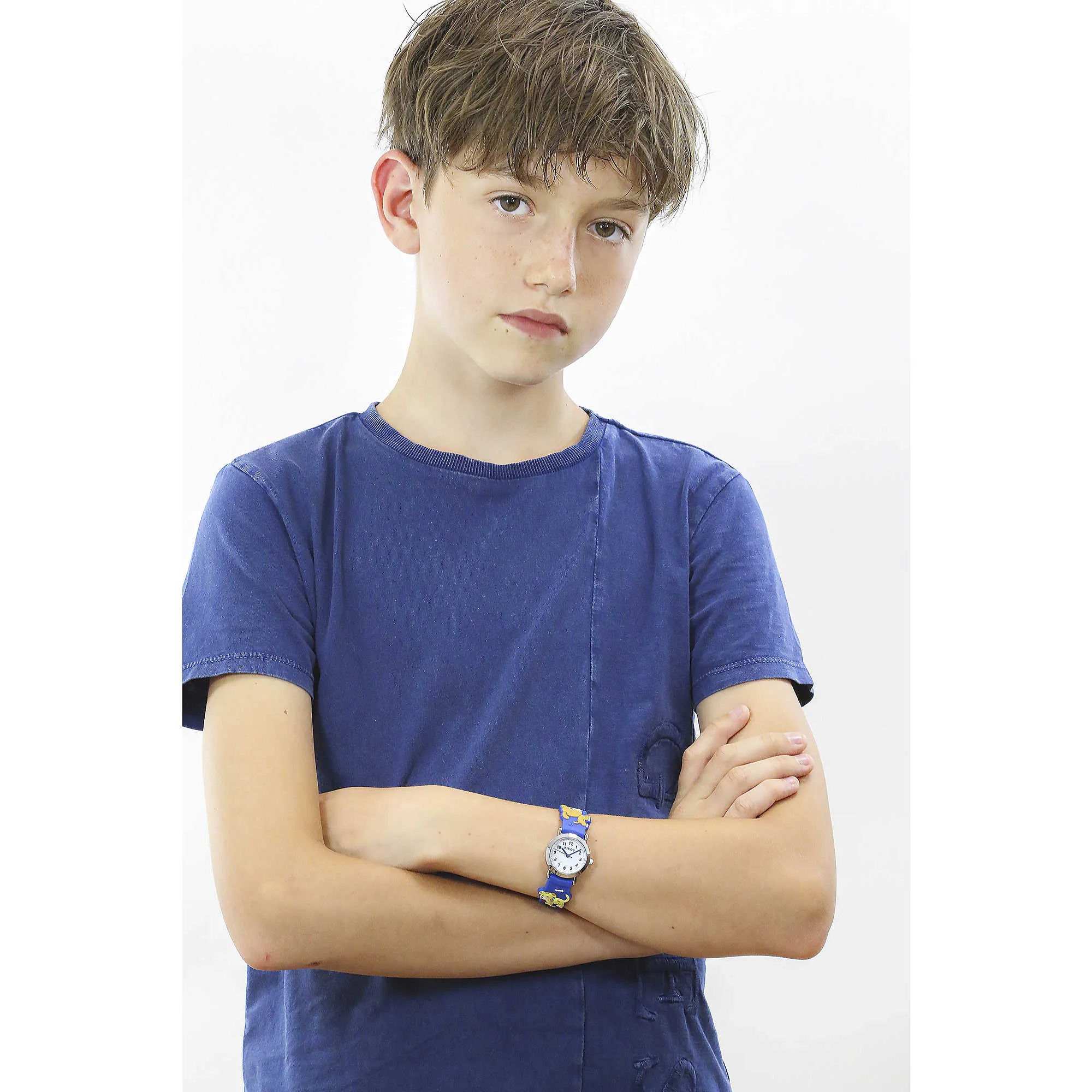 orologio solo tempo bambino Kikou Blu