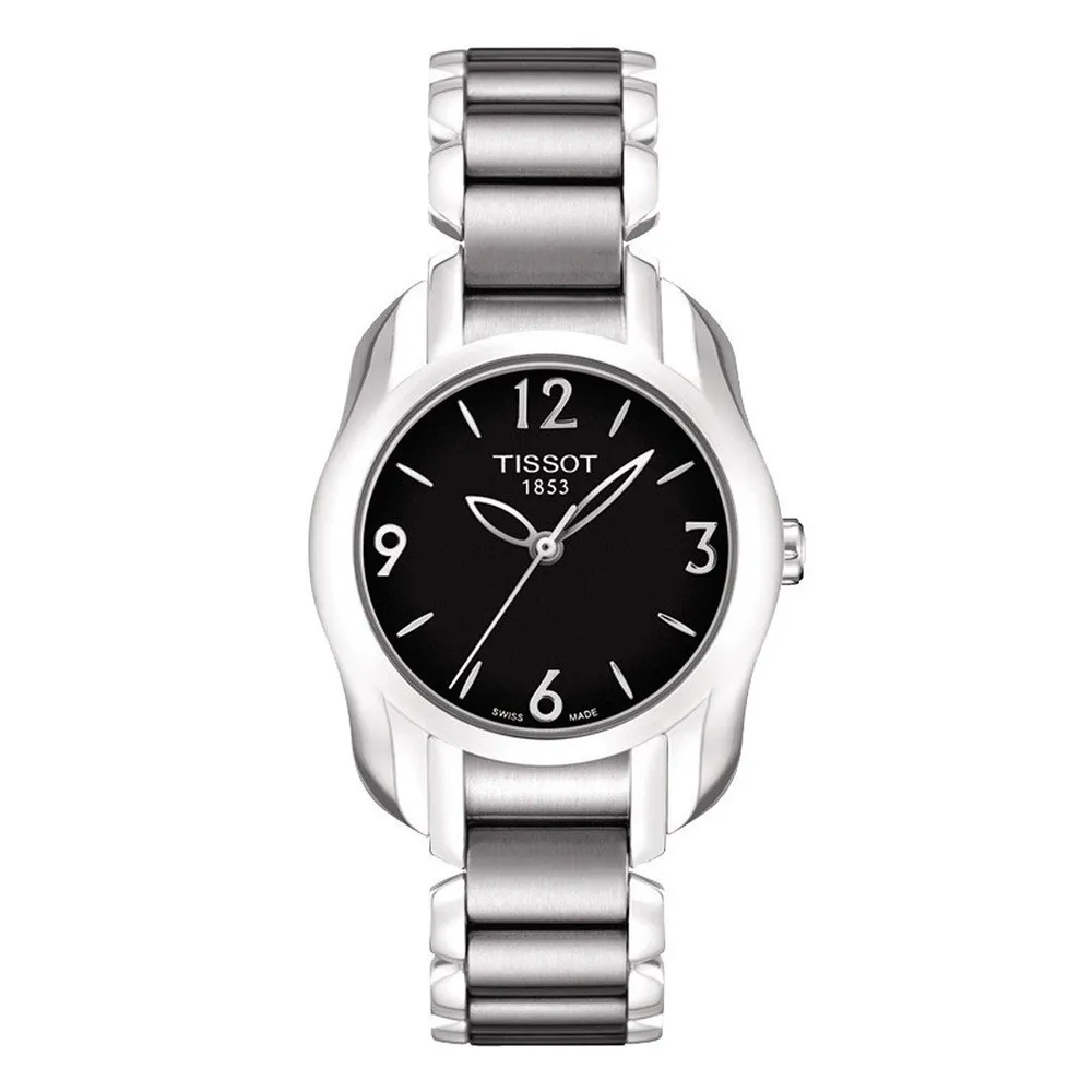 Orologio Tissot donna T-WAVE ROUND acciaio NERO