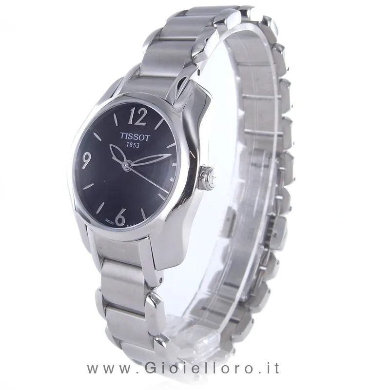 Orologio Tissot donna T-WAVE ROUND acciaio NERO