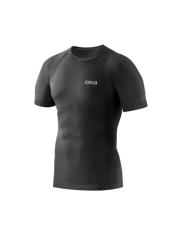 OXYBURN MOVE 5056 Unisex Shirtsleeve Black t-shirt termica m/c