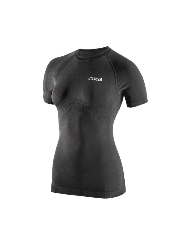 OXYBURN MOVE 5056 Unisex Shirtsleeve Black t-shirt termica m/c