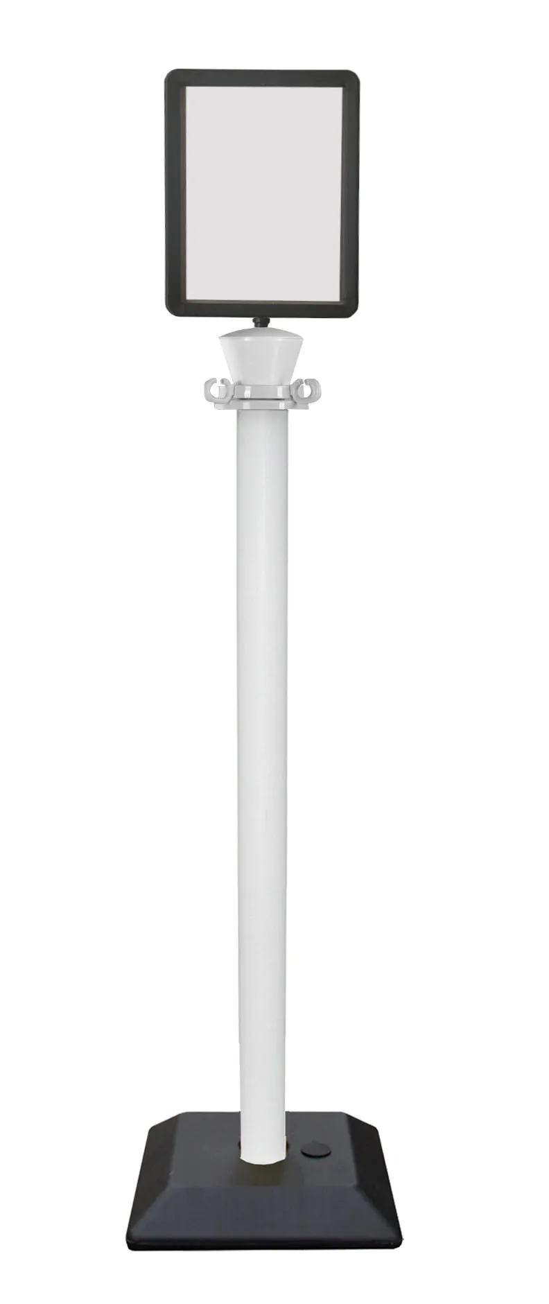 Paletto segnaletico Viso in Plastica, col. Colore bianco