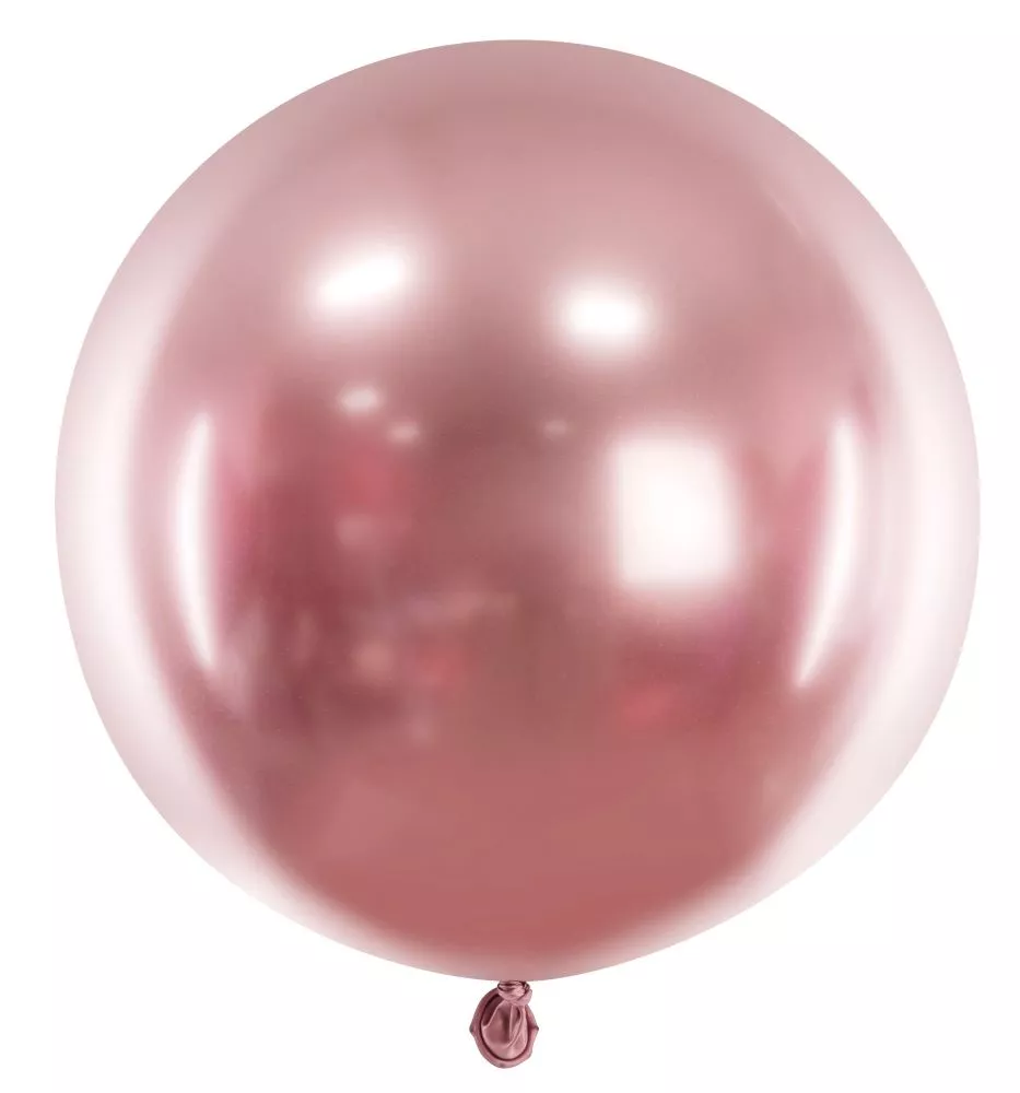 Palloncino tondo oro rosa lucido 60cm