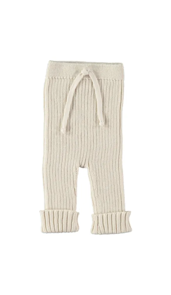 Pantalone morbido a costine LI&ME Jacob Cream
