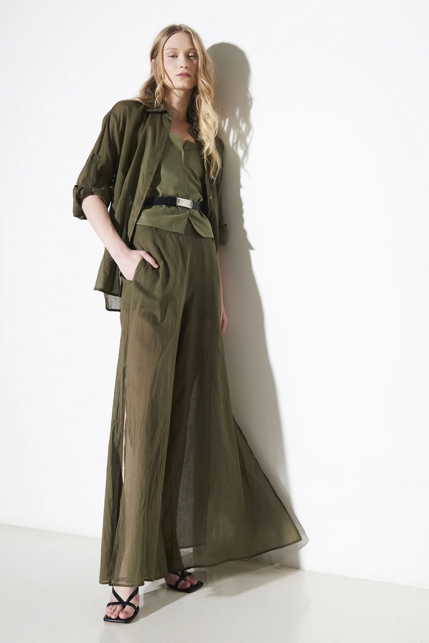 PANTALONE PALAZZO SPACCHI MUSSOLA TU