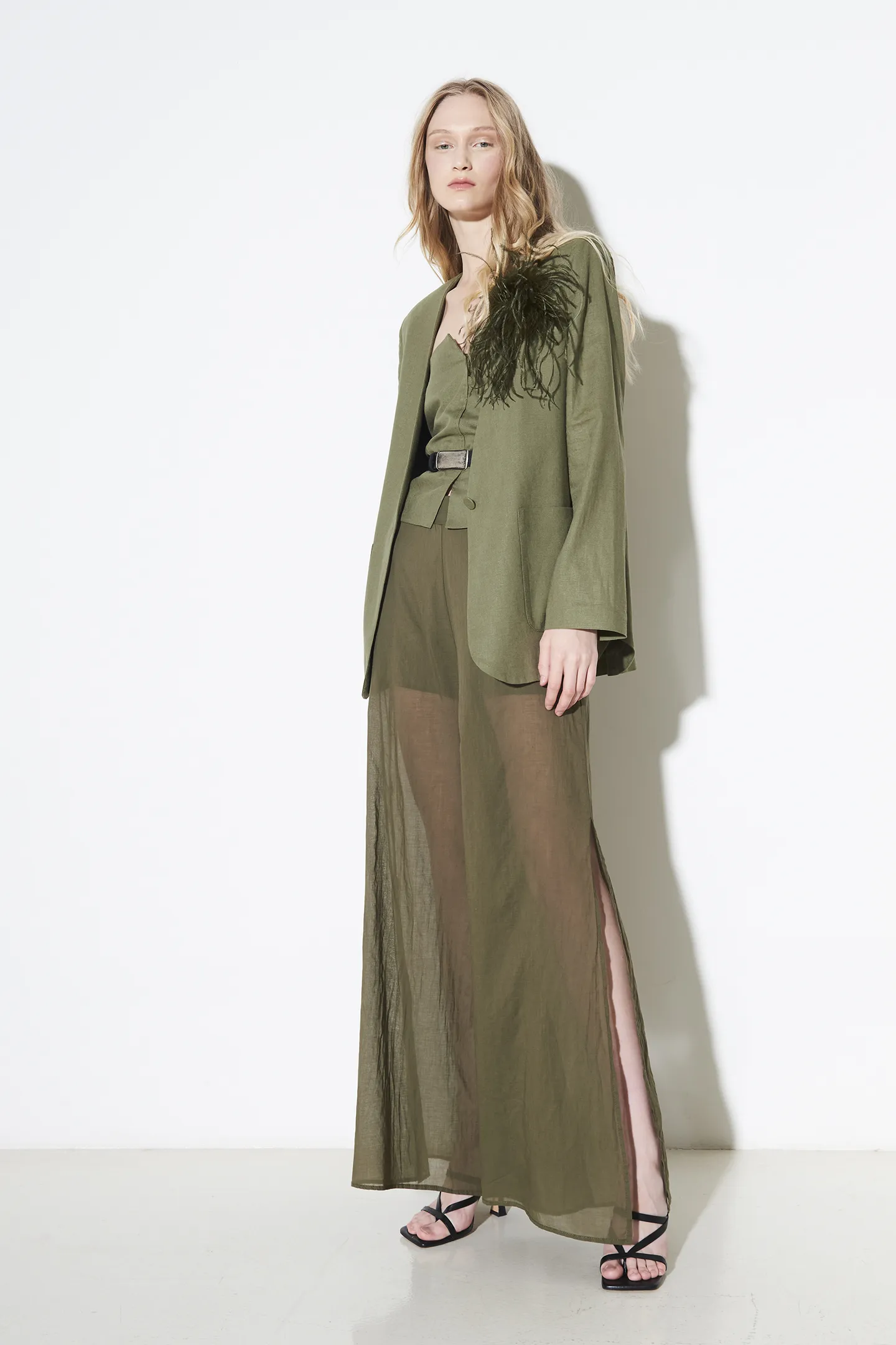 PANTALONE PALAZZO SPACCHI MUSSOLA TU