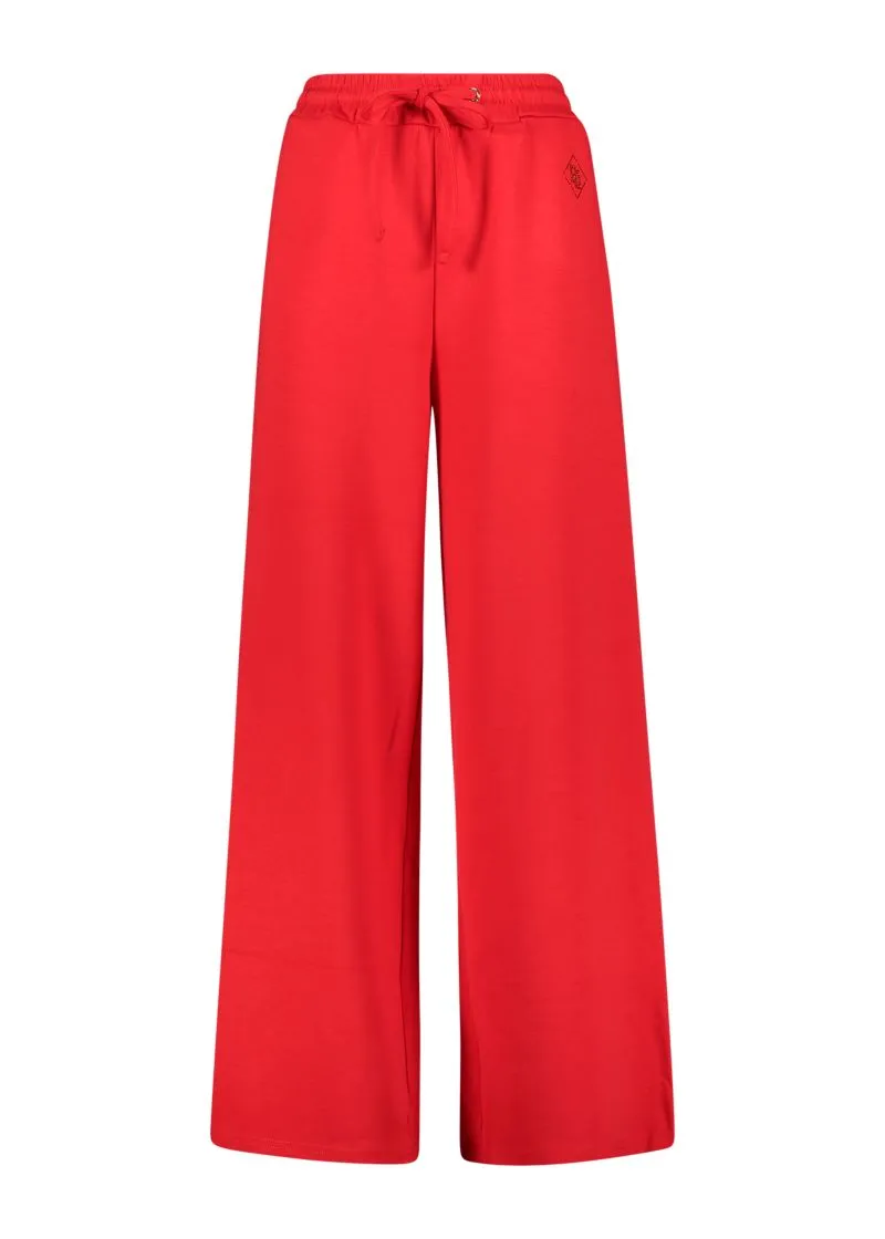 Pantaloni a palazzo in scuba stretch