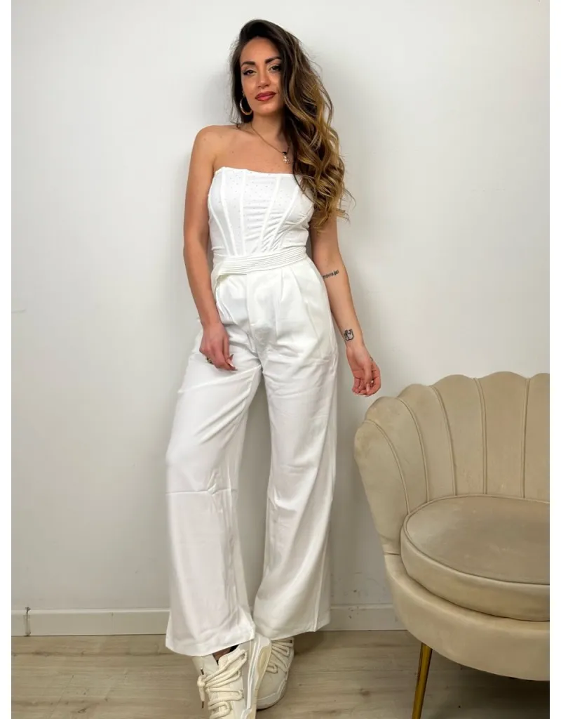 PANTALONI ALEXIA BIANCO