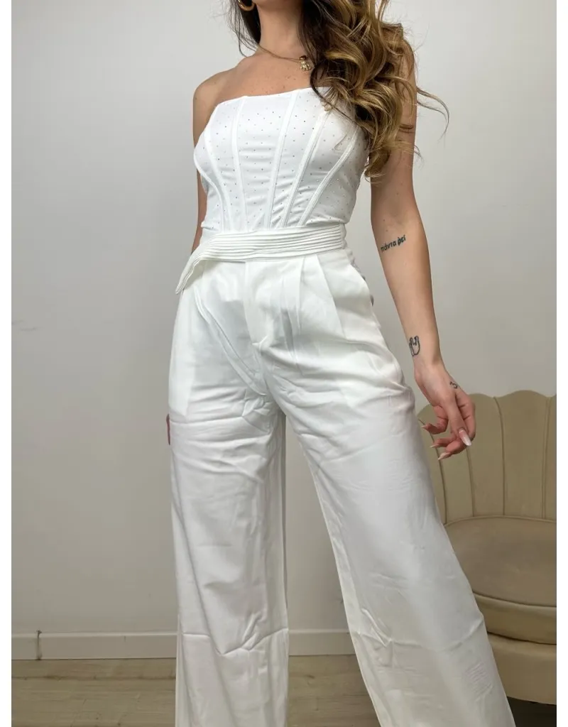 PANTALONI ALEXIA BIANCO