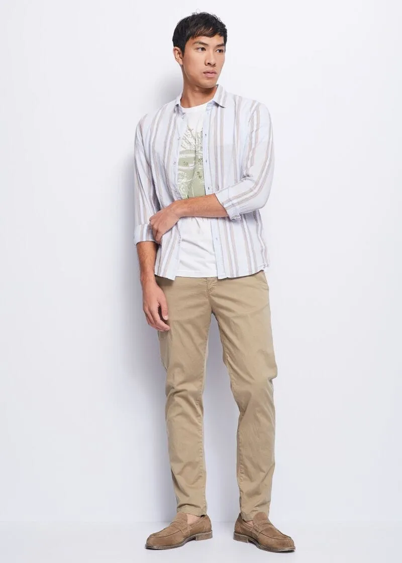 Pantaloni chino con stampa