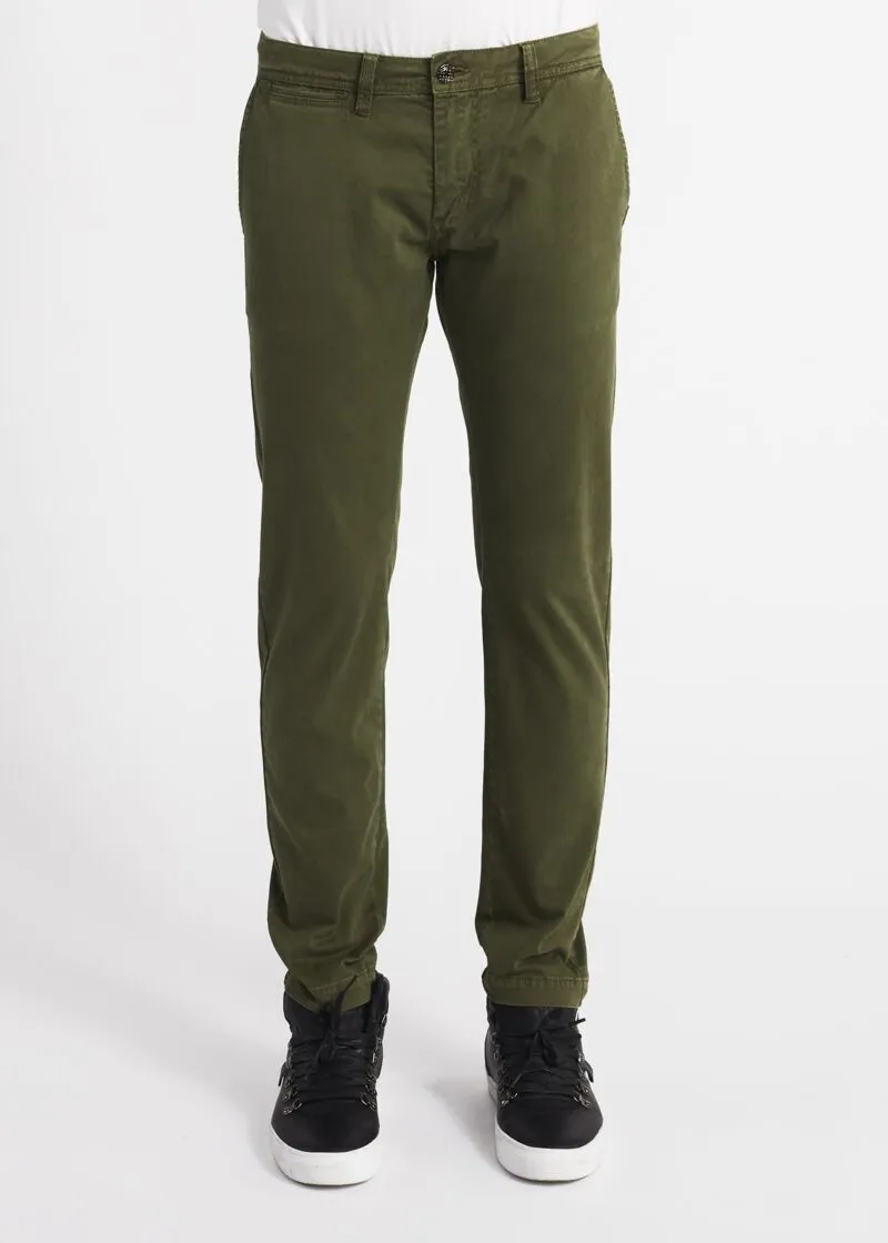 Pantaloni chino in cotone stretch