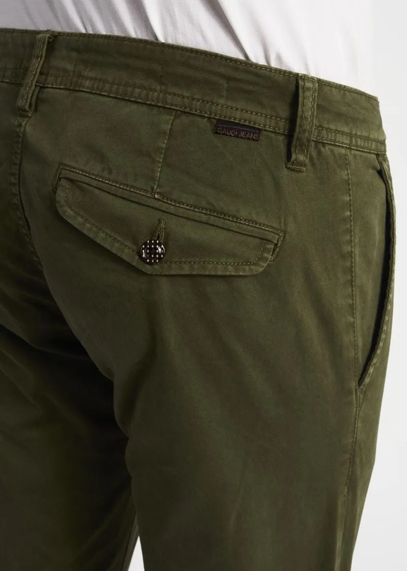 Pantaloni chino in cotone stretch