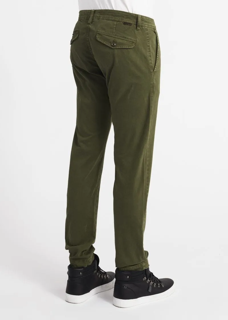 Pantaloni chino in cotone stretch
