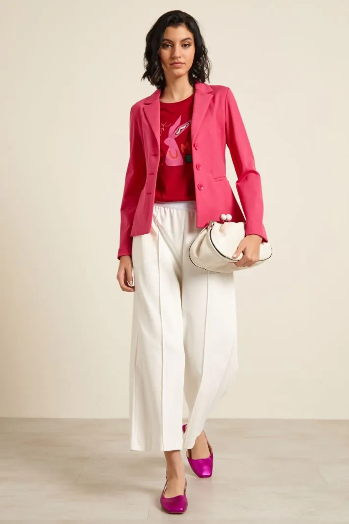 Pantaloni con elastico in vita