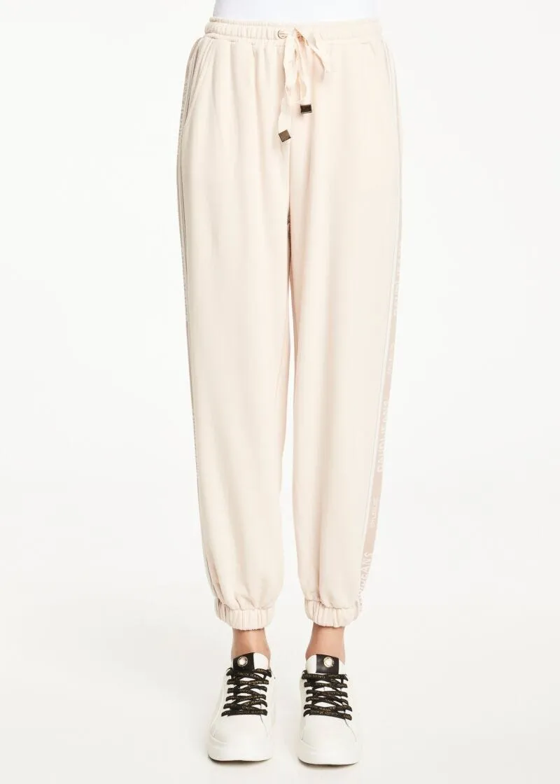 Pantaloni con logo