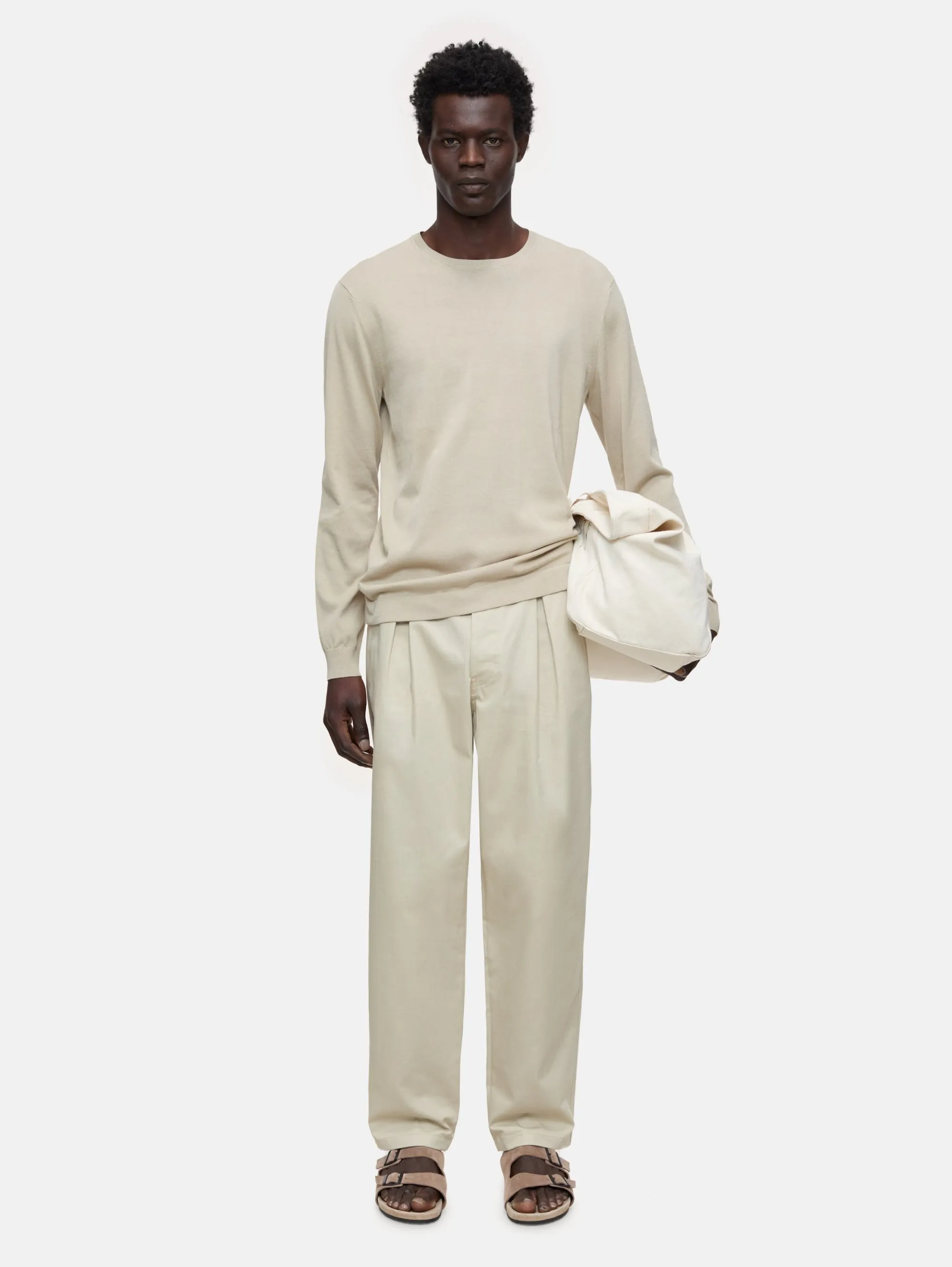 Pantaloni con Pince Rize Beige