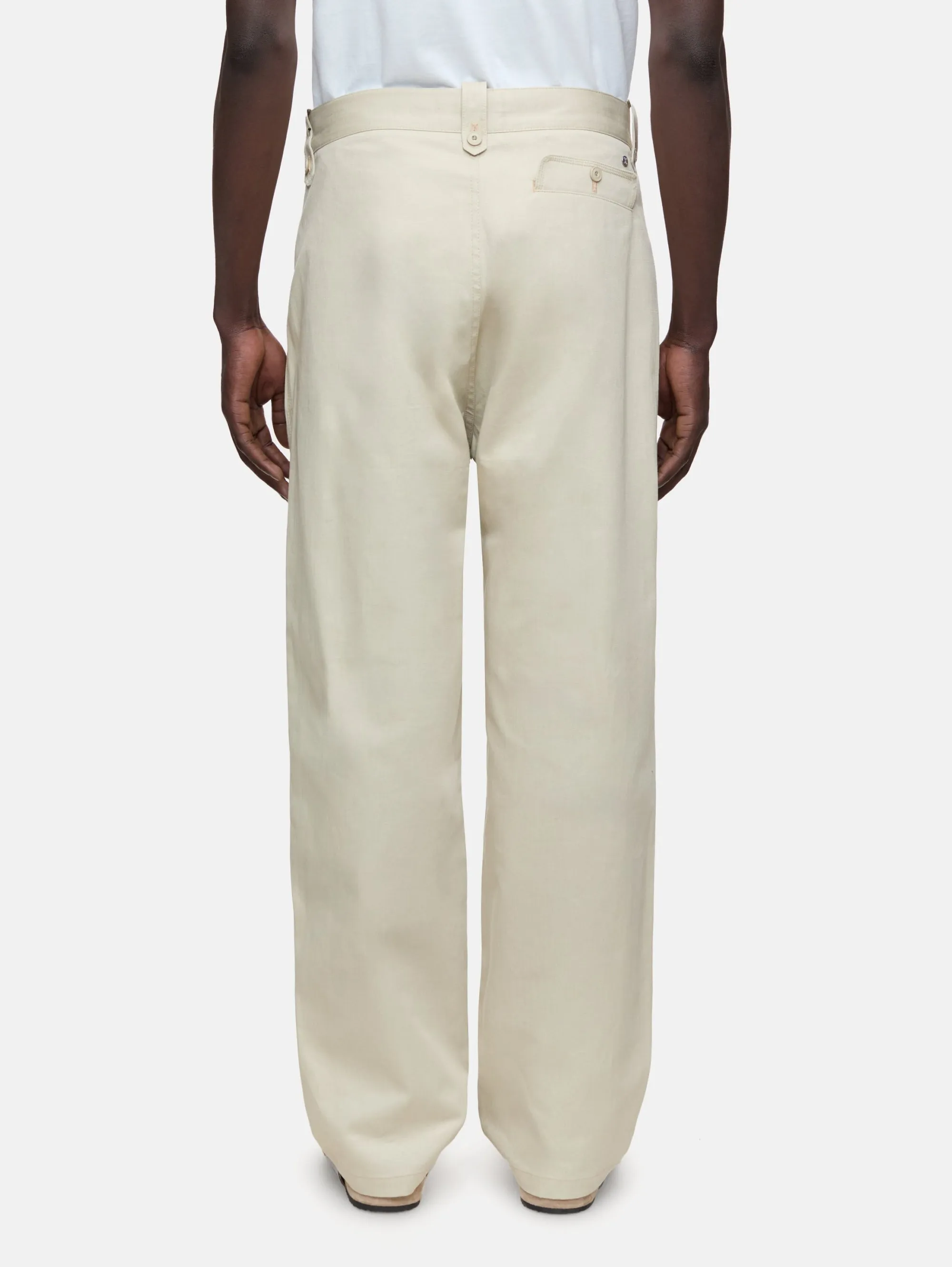 Pantaloni con Pince Rize Beige