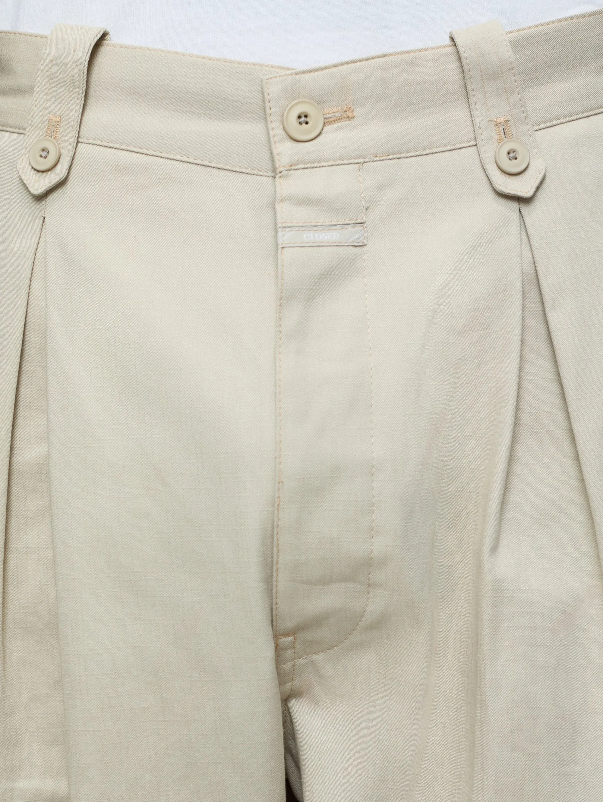 Pantaloni con Pince Rize Beige