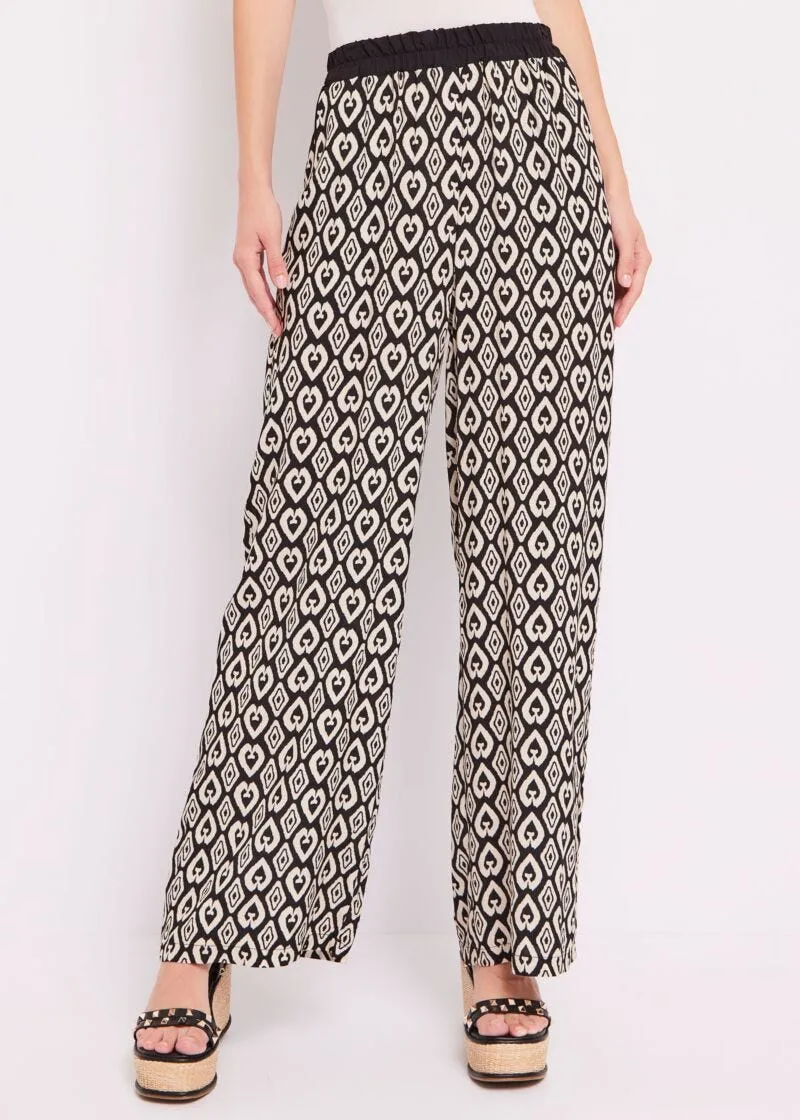 Pantaloni con stampa
