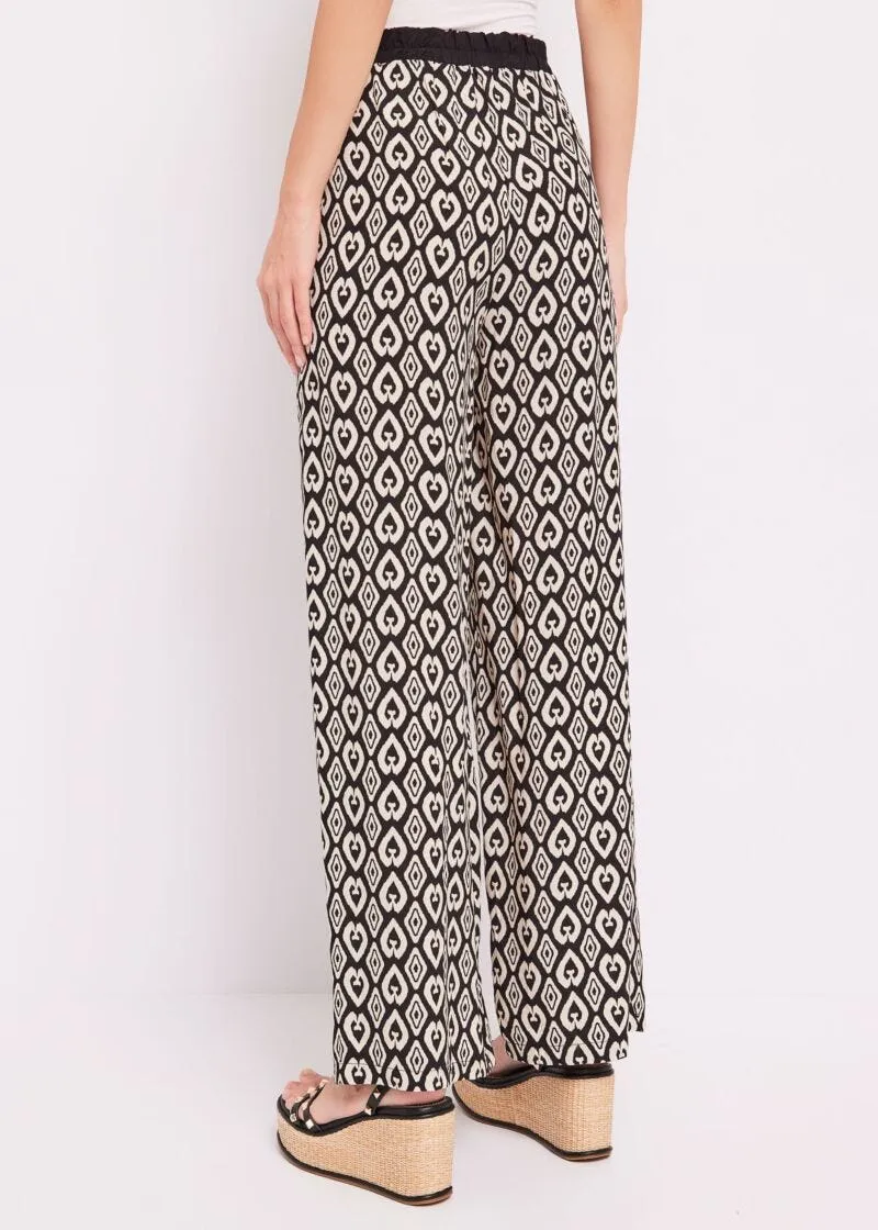 Pantaloni con stampa