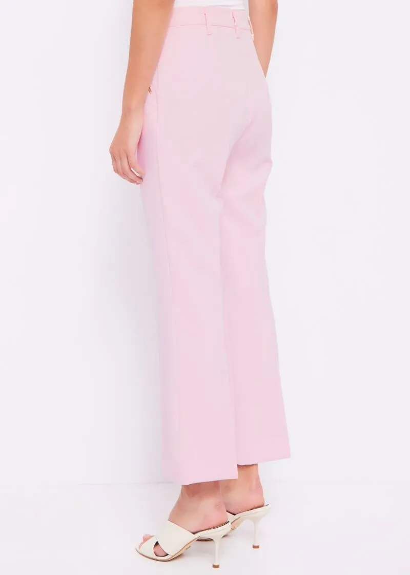 Pantaloni cropped stretch