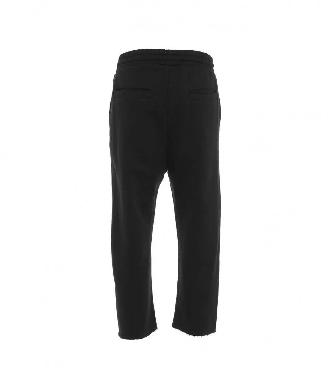 Pantaloni di felpa con coulie nero nero