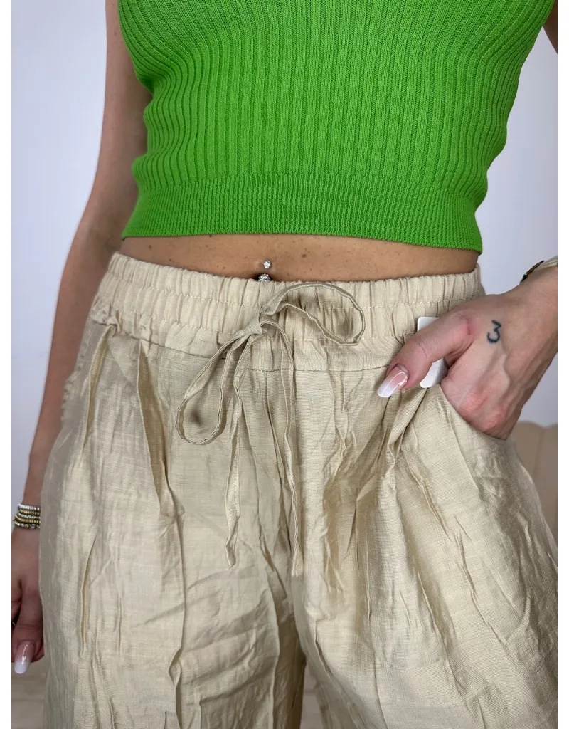 PANTALONI ECONOMY FRIDY BEIGE