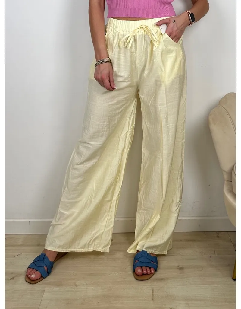 PANTALONI ECONOMY FRIDY GIALLO