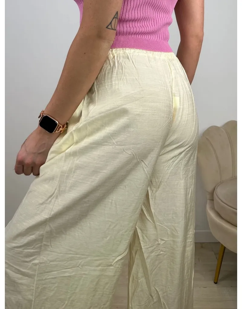 PANTALONI ECONOMY FRIDY GIALLO