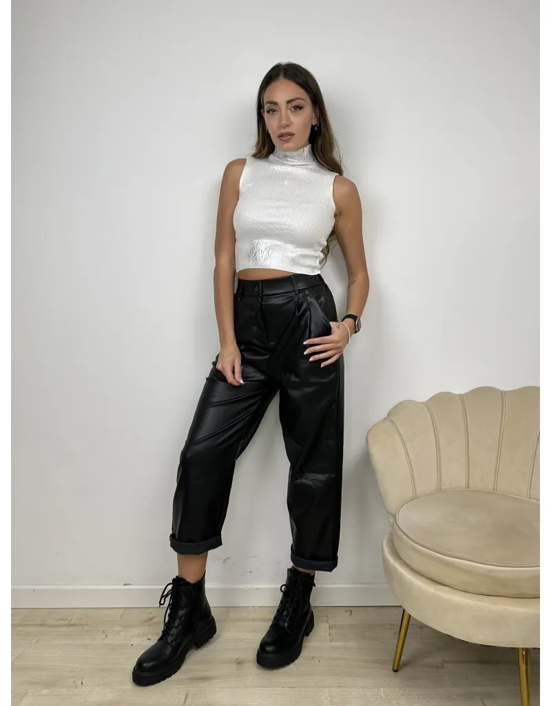 PANTALONI ECOPELLE KYLE