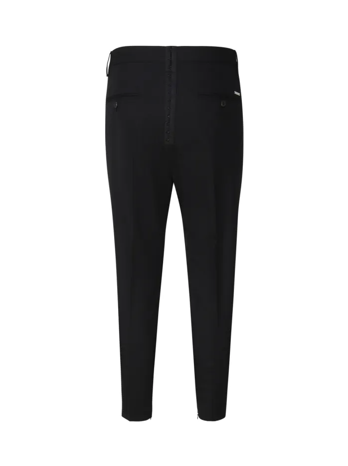 PANTALONI IN MISTO LANA STRETCH