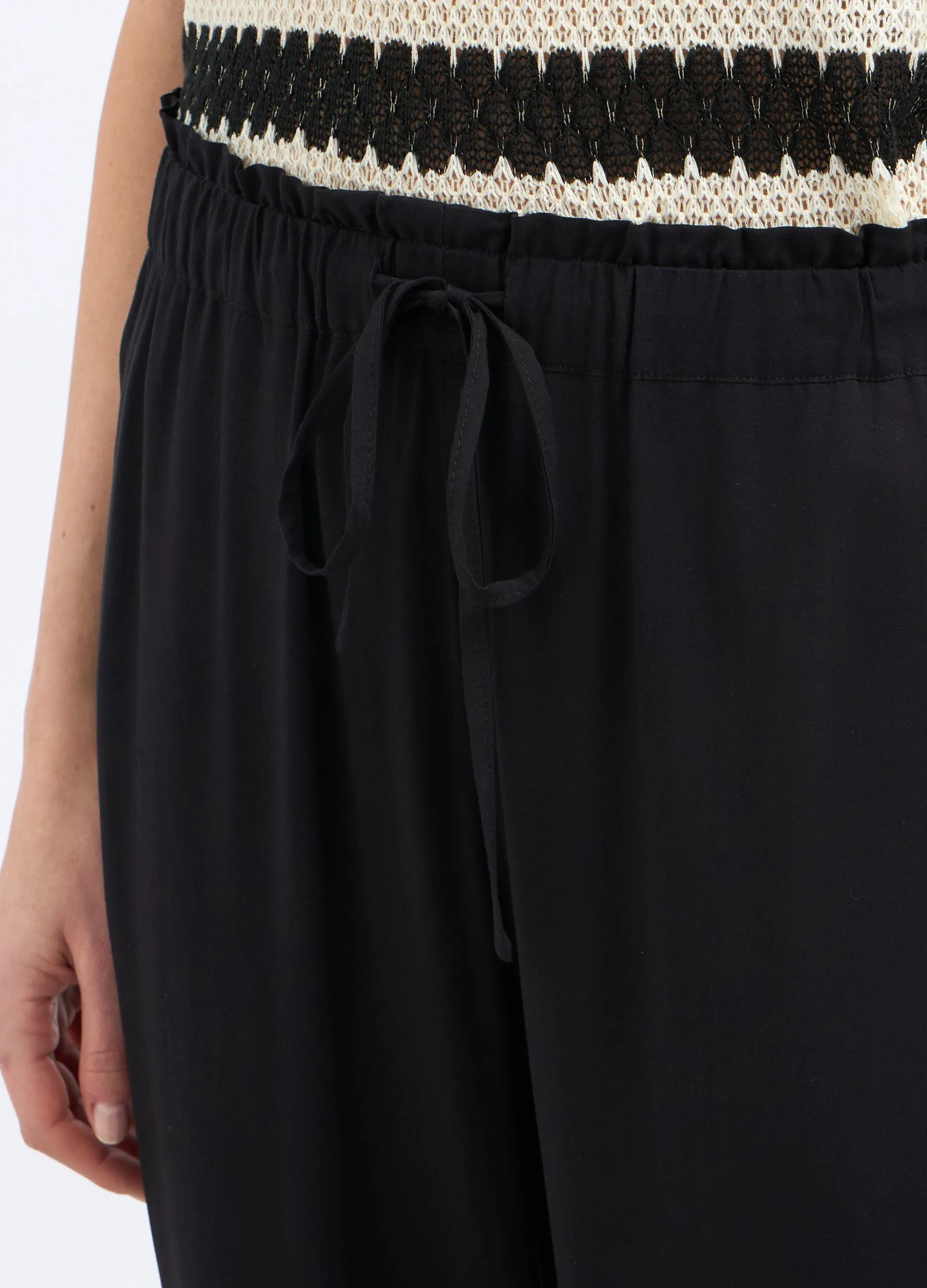 Pantaloni in pura viscosa donna