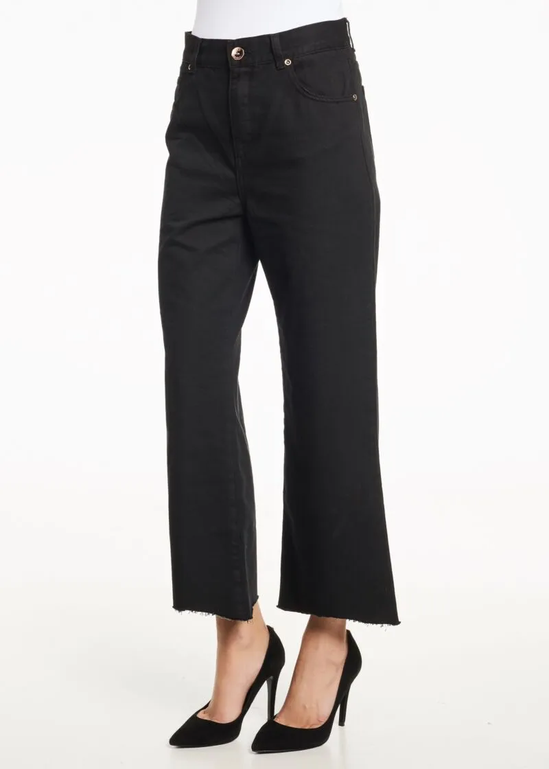 Pantaloni in twill di misto cotone
