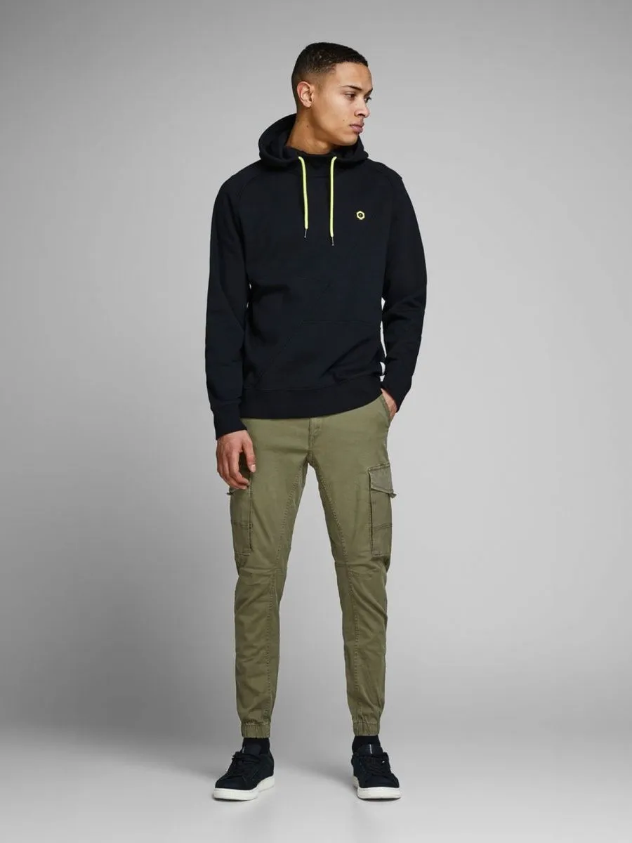 PANTALONI Uomo JACK&JONES 12141844 JJOPAUL FLAKE OLIVE NIGHT