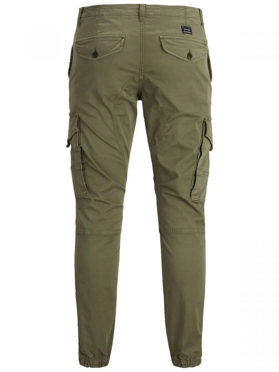 PANTALONI Uomo JACK&JONES 12141844 JJOPAUL FLAKE OLIVE NIGHT