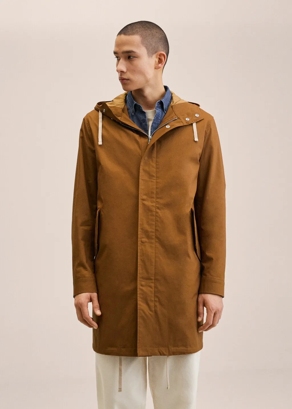 Parka impermeabile cotone
