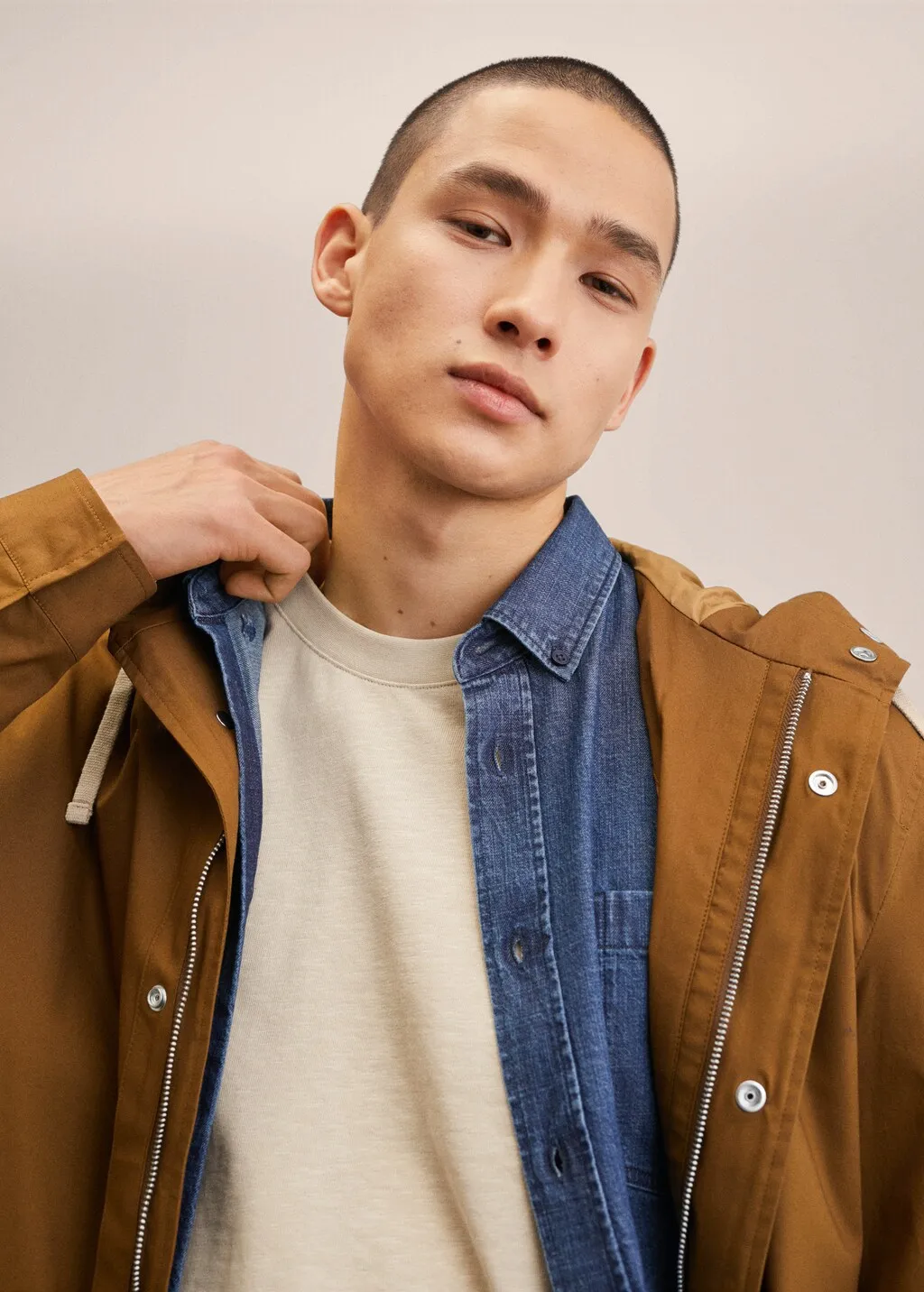 Parka impermeabile cotone