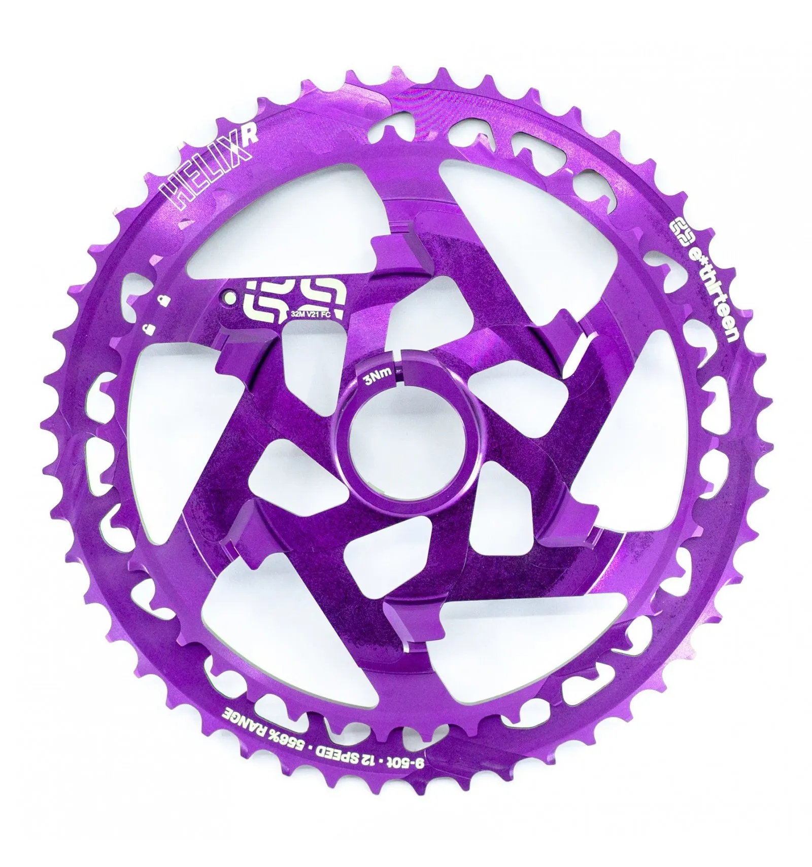 Pignone Ricambio E*Thirteen Helix R12 42-50T Viola