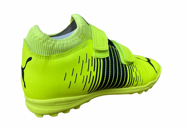 Puma Future Z 4.1 TT V Jr synthetic grass soccer shoe 106405 01 fluorescent yellow-black