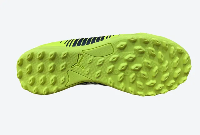 Puma Future Z 4.1 TT V Jr synthetic grass soccer shoe 106405 01 fluorescent yellow-black