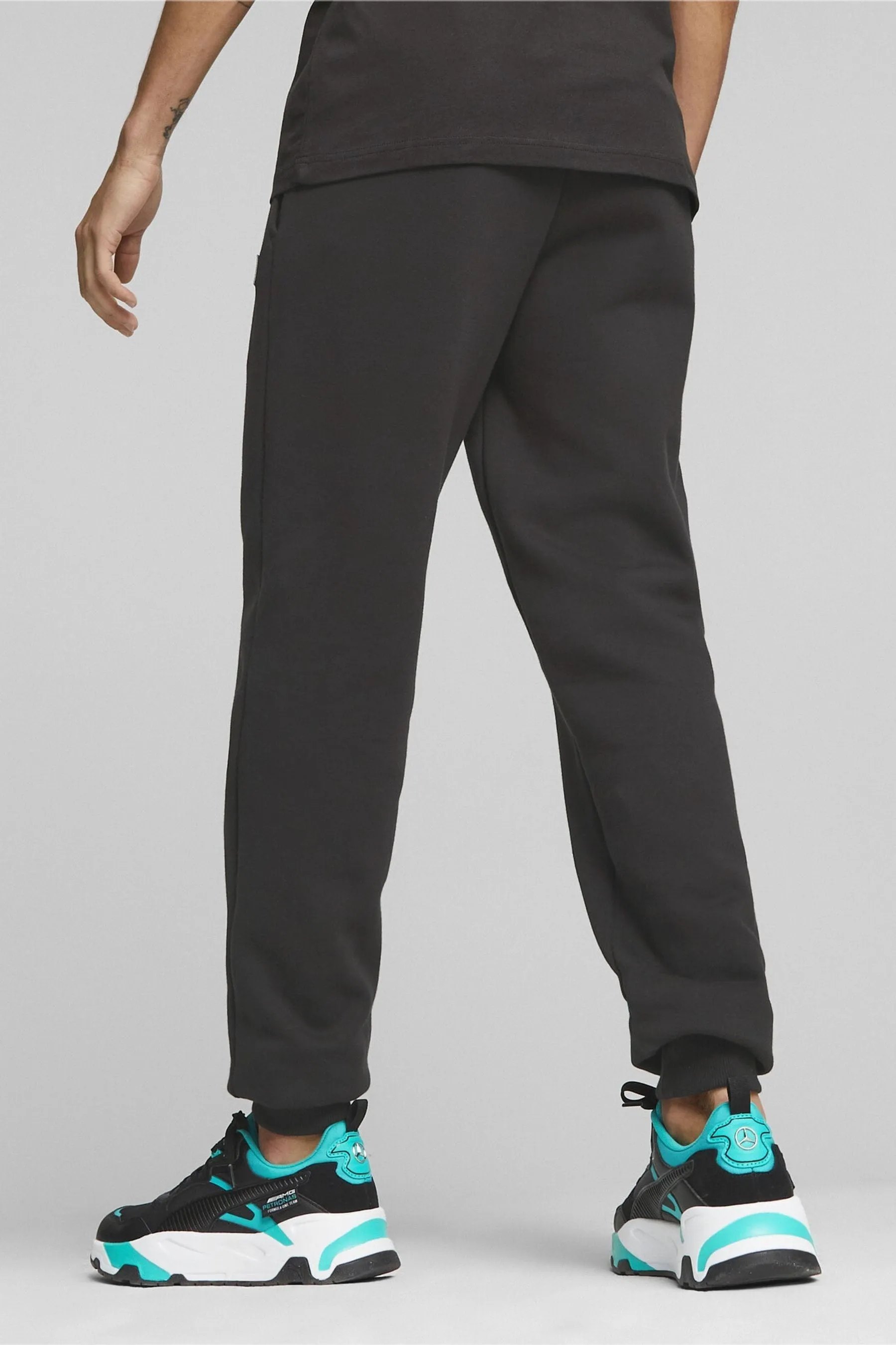 Puma - Uomo felpa Mercedes-AMG PETRONAS - Pantaloni da jogging Uomo in felpa sportiva Mercedes-AMG