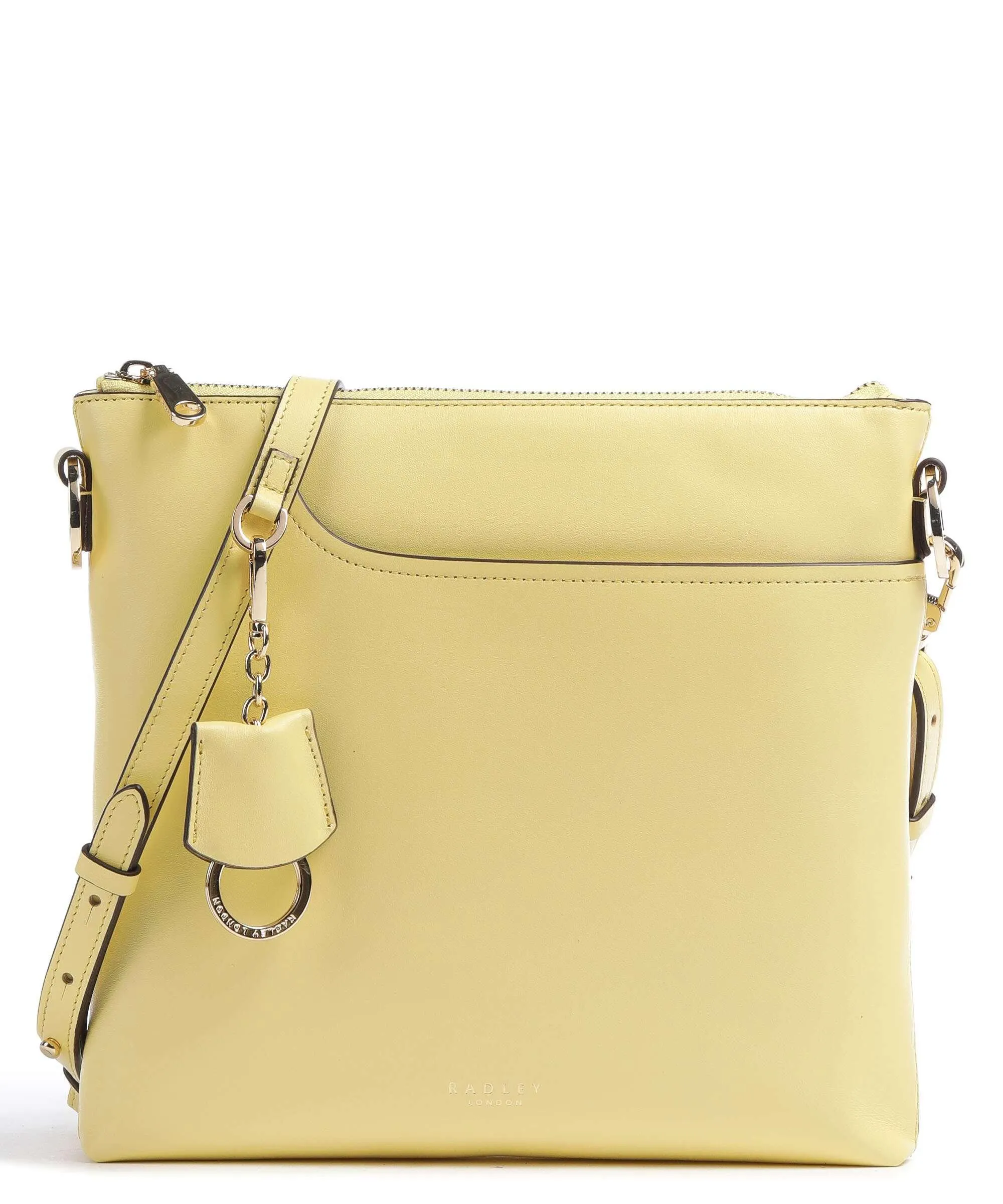 Radley London Pockets 2.0 Borsa a tracolla pelle a grana fine giallo  