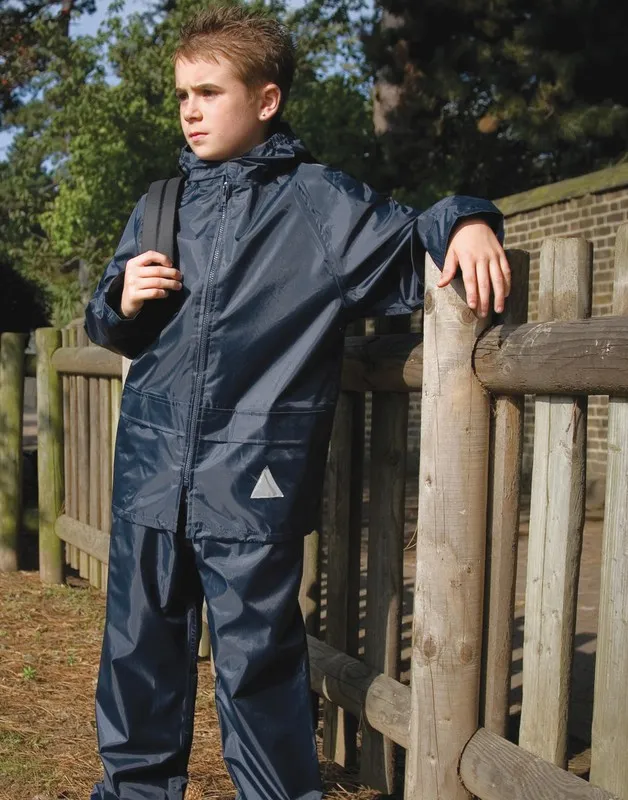 Ragazzo impermeabile set