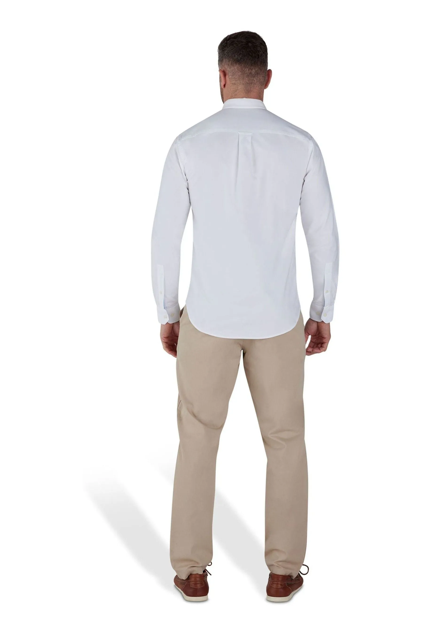 Raging Bull Blu - Camicia classica con Manica lunga Oxford