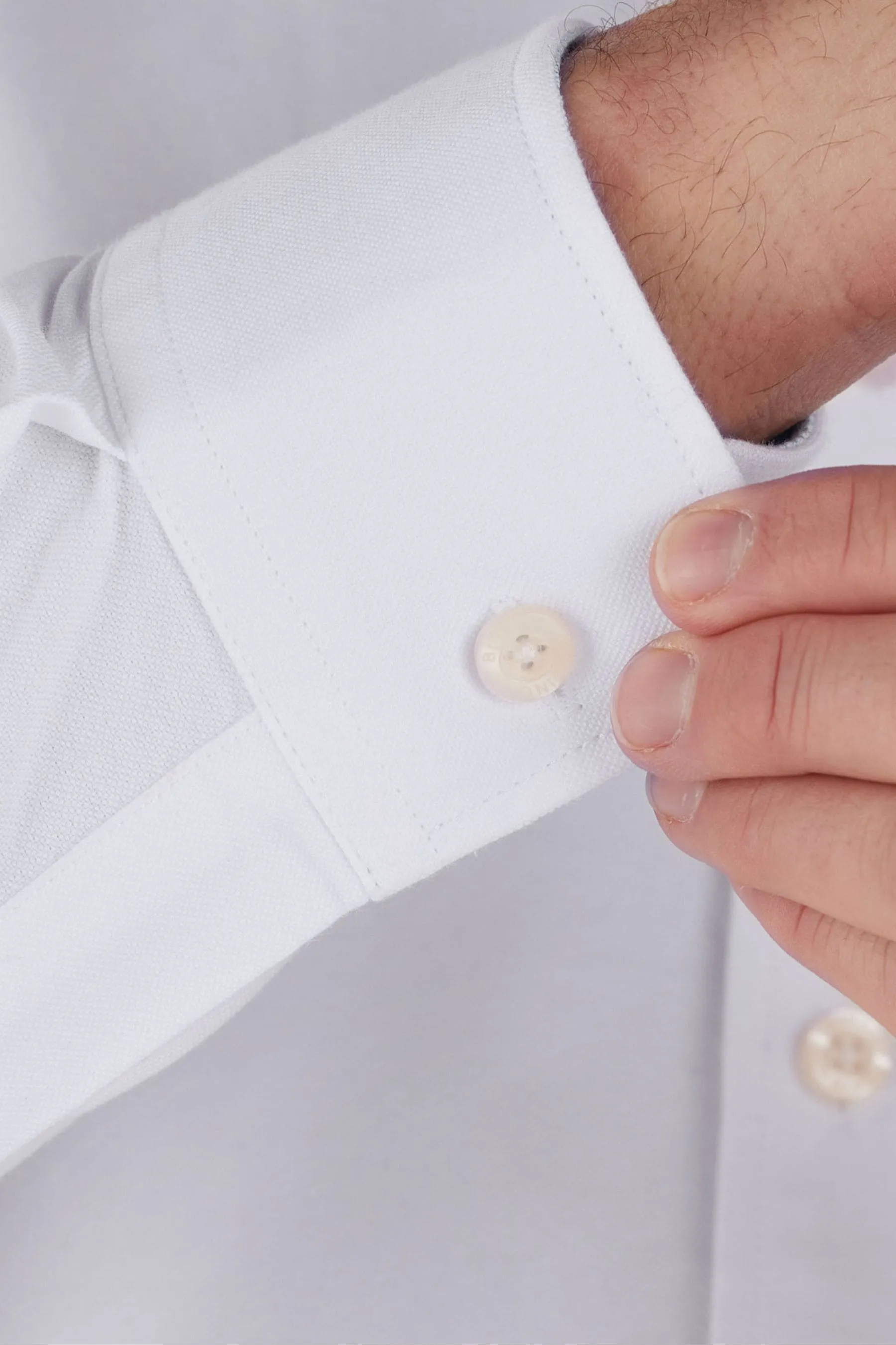 Raging Bull Blu - Camicia classica con Manica lunga Oxford